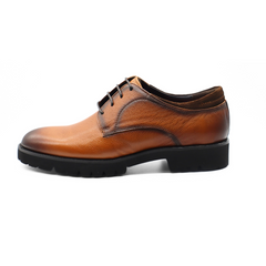 Le Manne Bhl-5 Mens Leather Shoe Brown