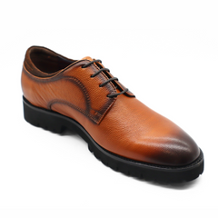 Le Manne Bhl-5 Mens Leather Shoe Brown