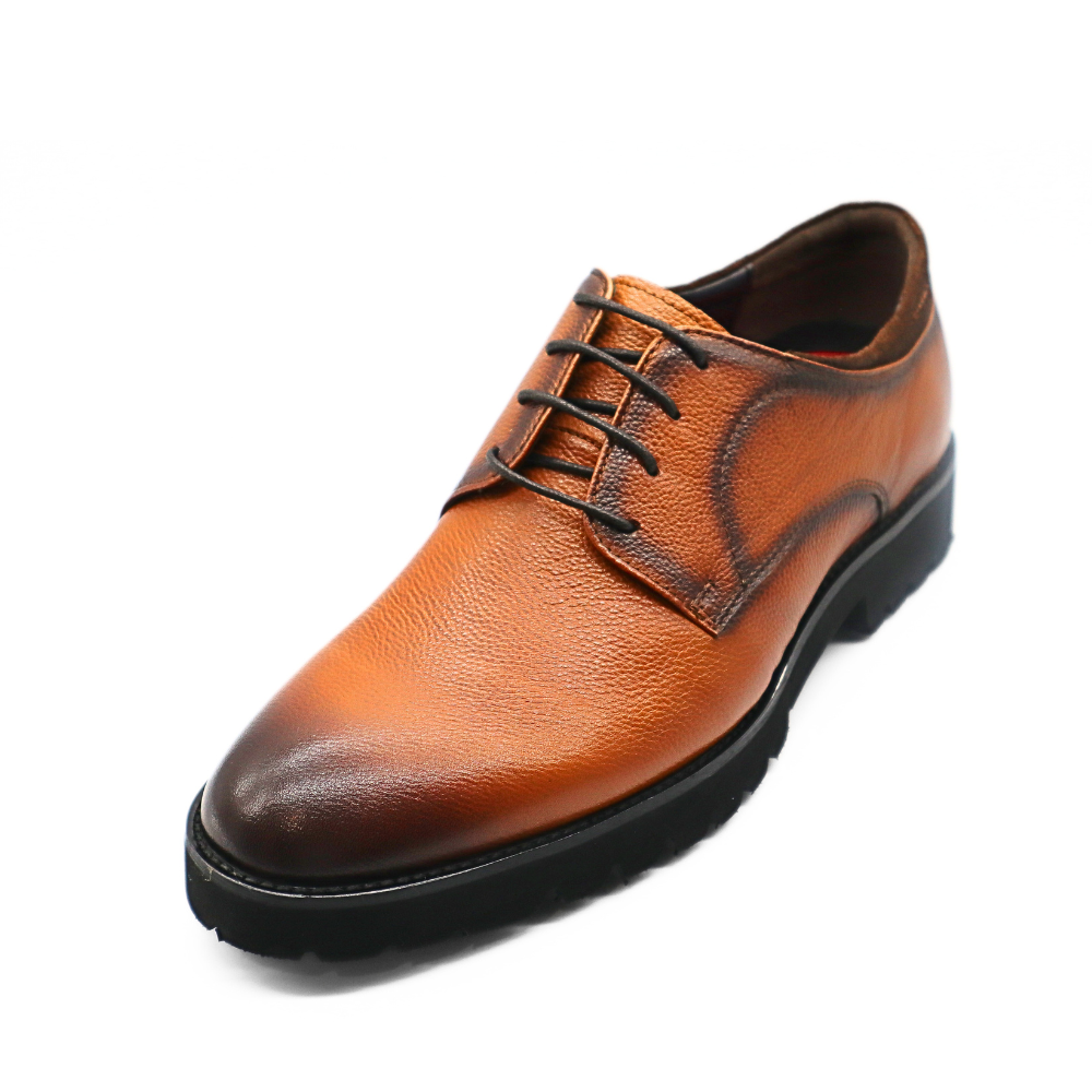 Le Manne Bhl-5 Mens Leather Shoe Brown