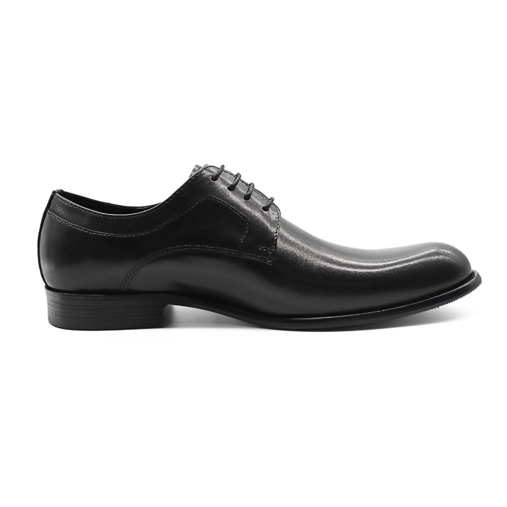 Le Manne Bhl-3 Mens Leather Shoe Black