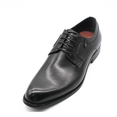 Le Manne Bhl-3 Mens Leather Shoe Black