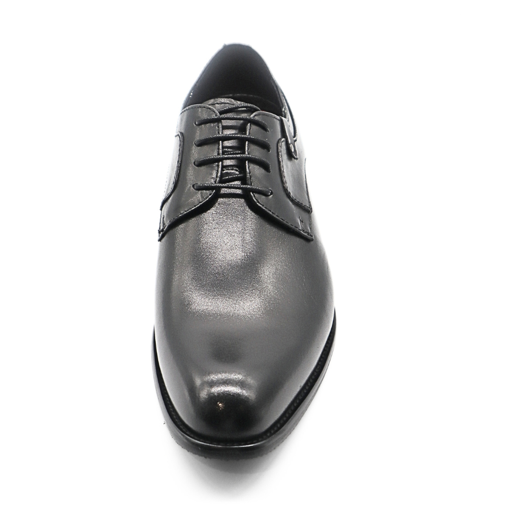 Le Manne Bhl-3 Mens Leather Shoe Black