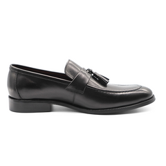 Le Manne Bhl-4 Mens Leather Shoe Black