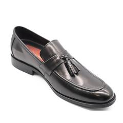 Le Manne Bhl-4 Mens Leather Shoe Black