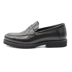 Le Manne Bhl-7 Mens Leather Shoe Black