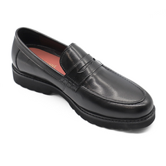 Le Manne Bhl-7 Mens Leather Shoe Black