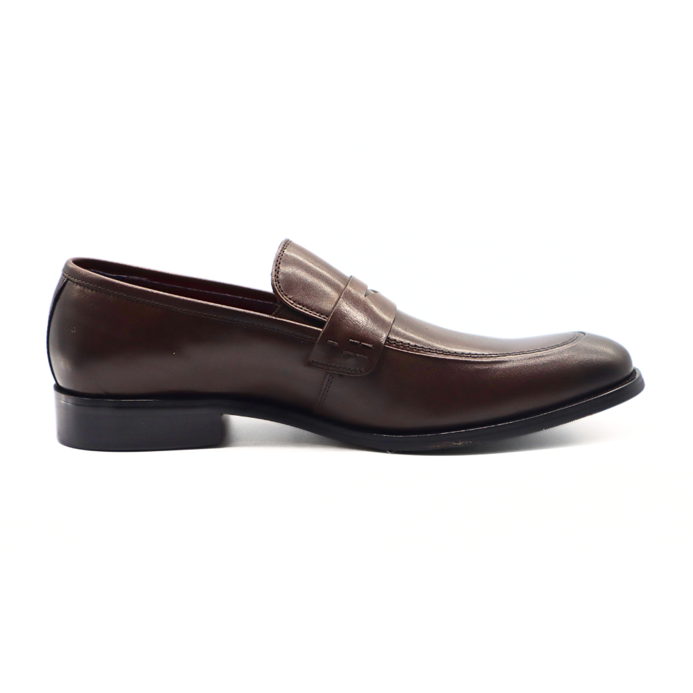 Le Manne Bhl-2 Mens Leather Shoe Brown