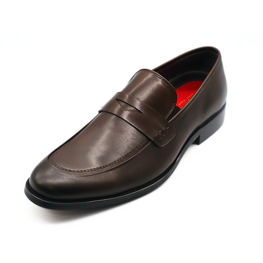 Le Manne Bhl-2 Mens Leather Shoe Brown