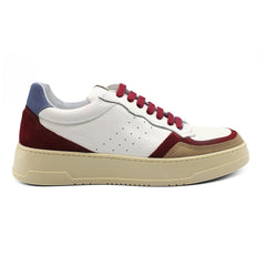 Pollini Sb15054G1Hun Sneaker Vintage 40 White/Red