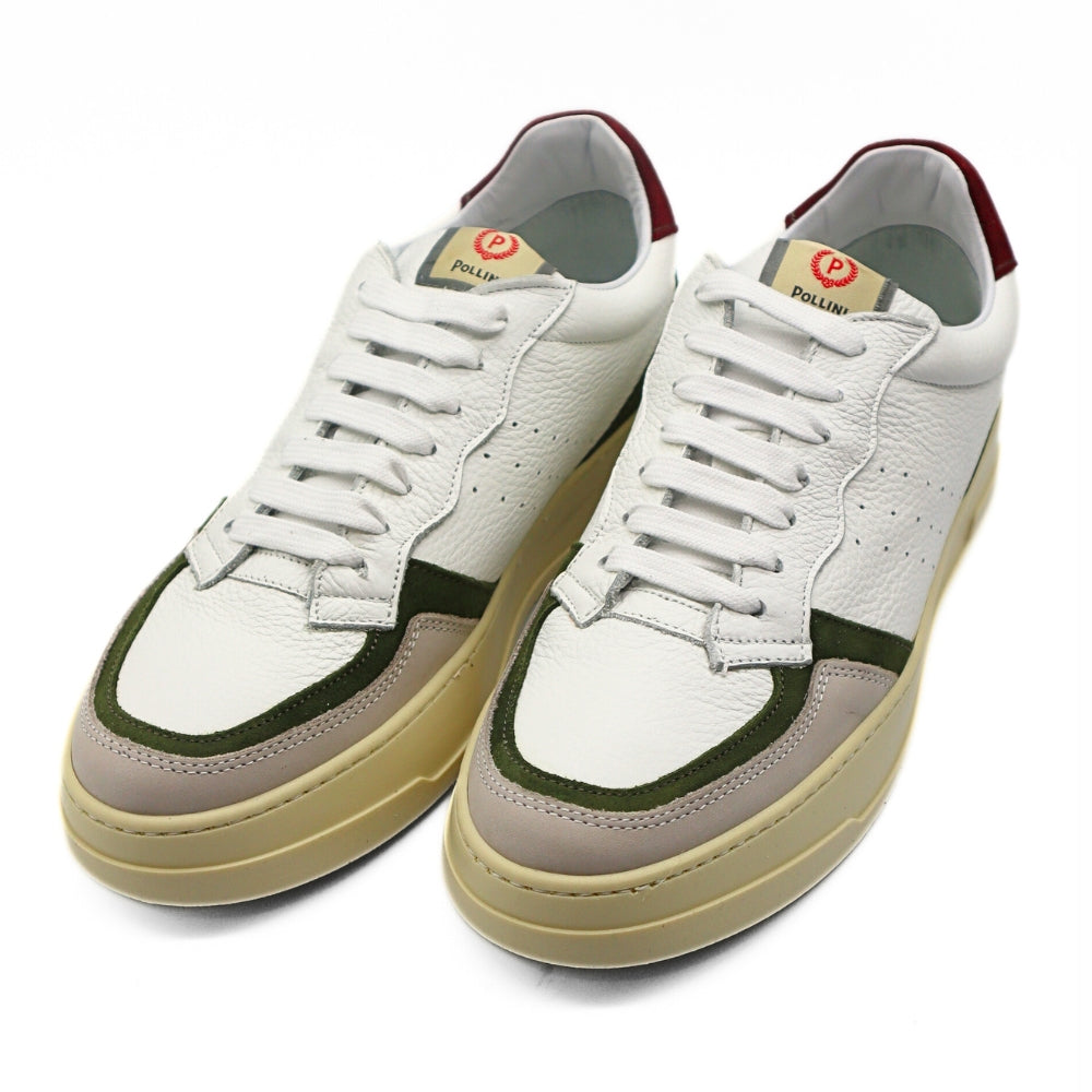 Pollini Sb15054G1Hun Sneaker Vintage 40 White Green