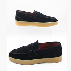 Zerga Zs6095M Loro Moc Suede  Black