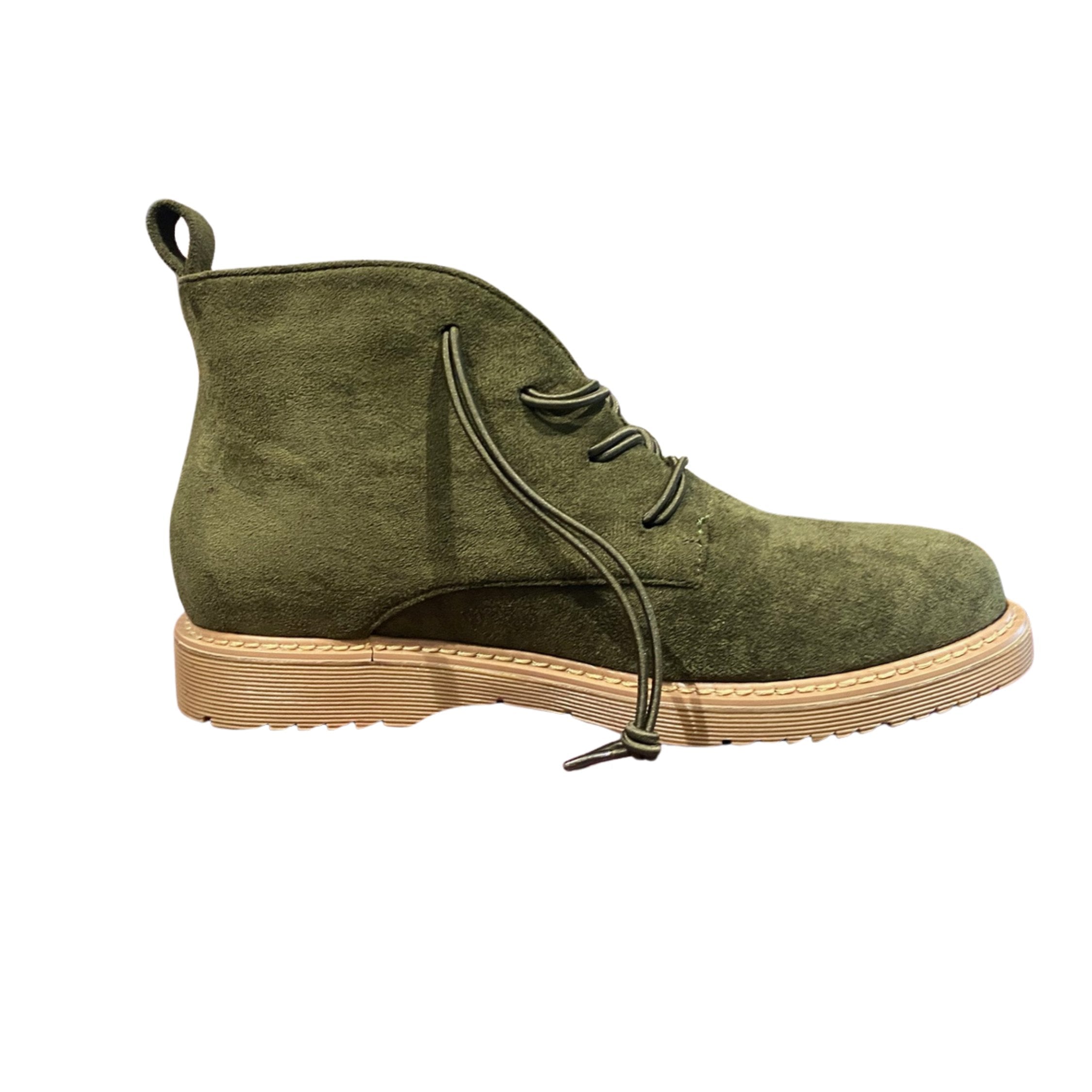 Plum Ladies Elianna Shoes In Olive