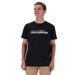 Salomon Boys Old Racer T-Shirt In Black