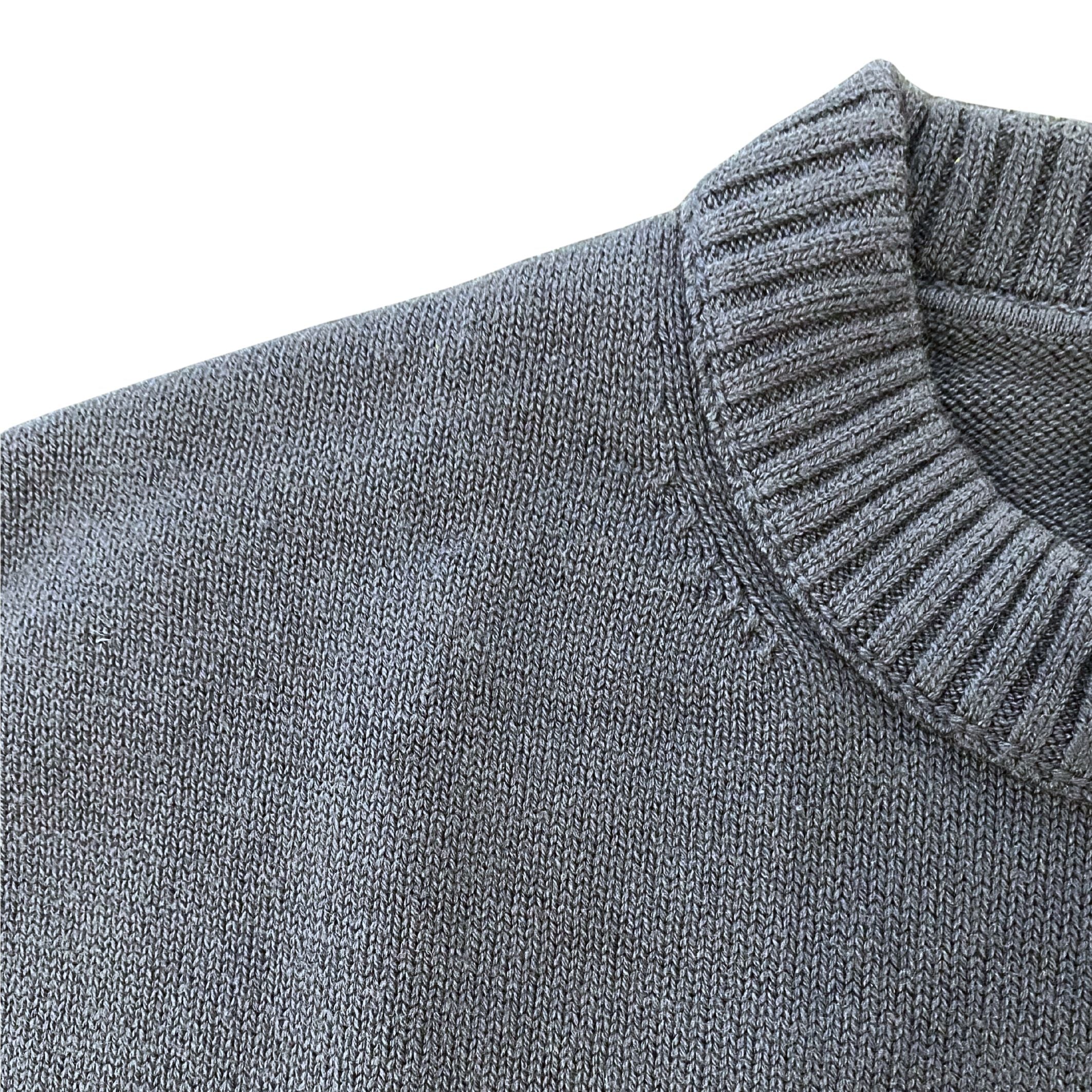 Calvin Klein Mens Cotton Wool Sweater In Grey