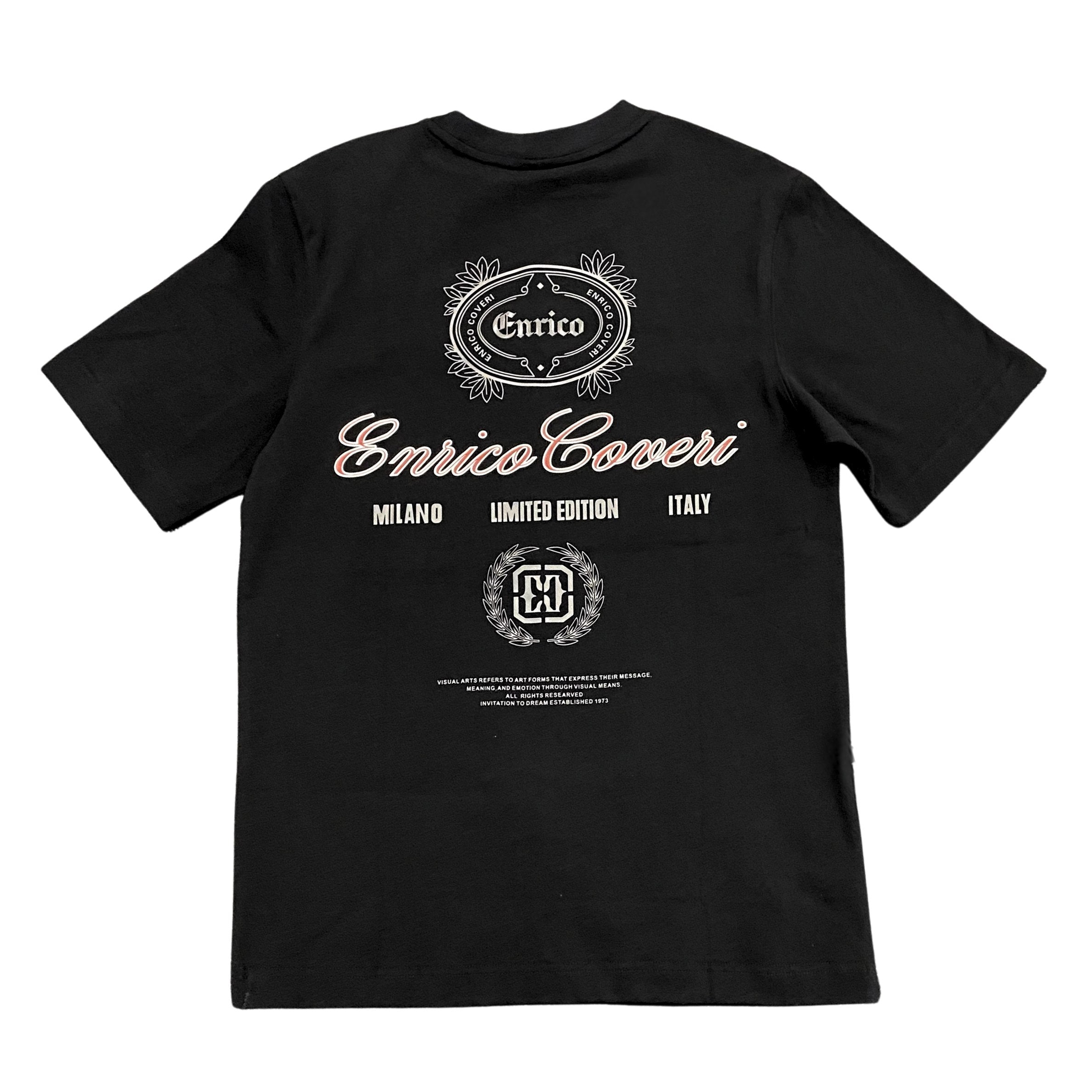 Enrico Coveri Mens 527 Oversized T-Shirt In Black