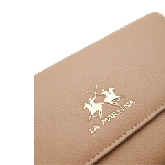 La Martina Principe Ladies Marilena Wallet In Beige