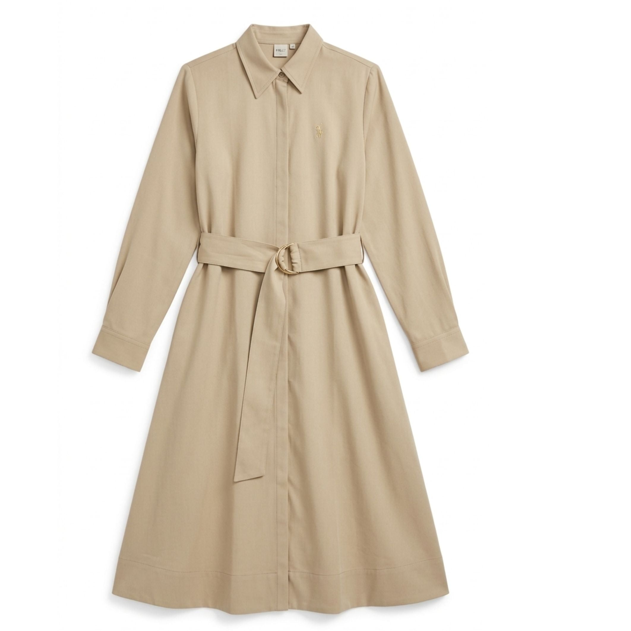Polo Womens Mairi Tencel Shirt Dress In Stone