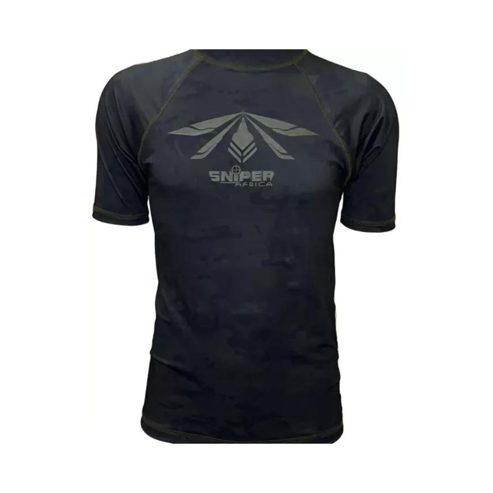 Sniper Mens S/S Rash Vest Ujmsrv Jungle