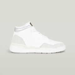 G-Star Raw Womens Attacc Iii Mid Shoes White/Silver