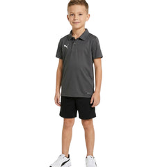 Puma Boys Forever Faster Polo In Grey