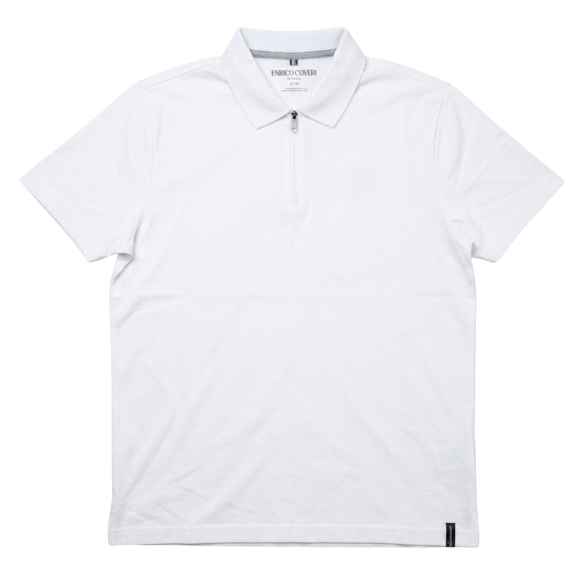 Enrico Coveri Mens Roma Golfer In White