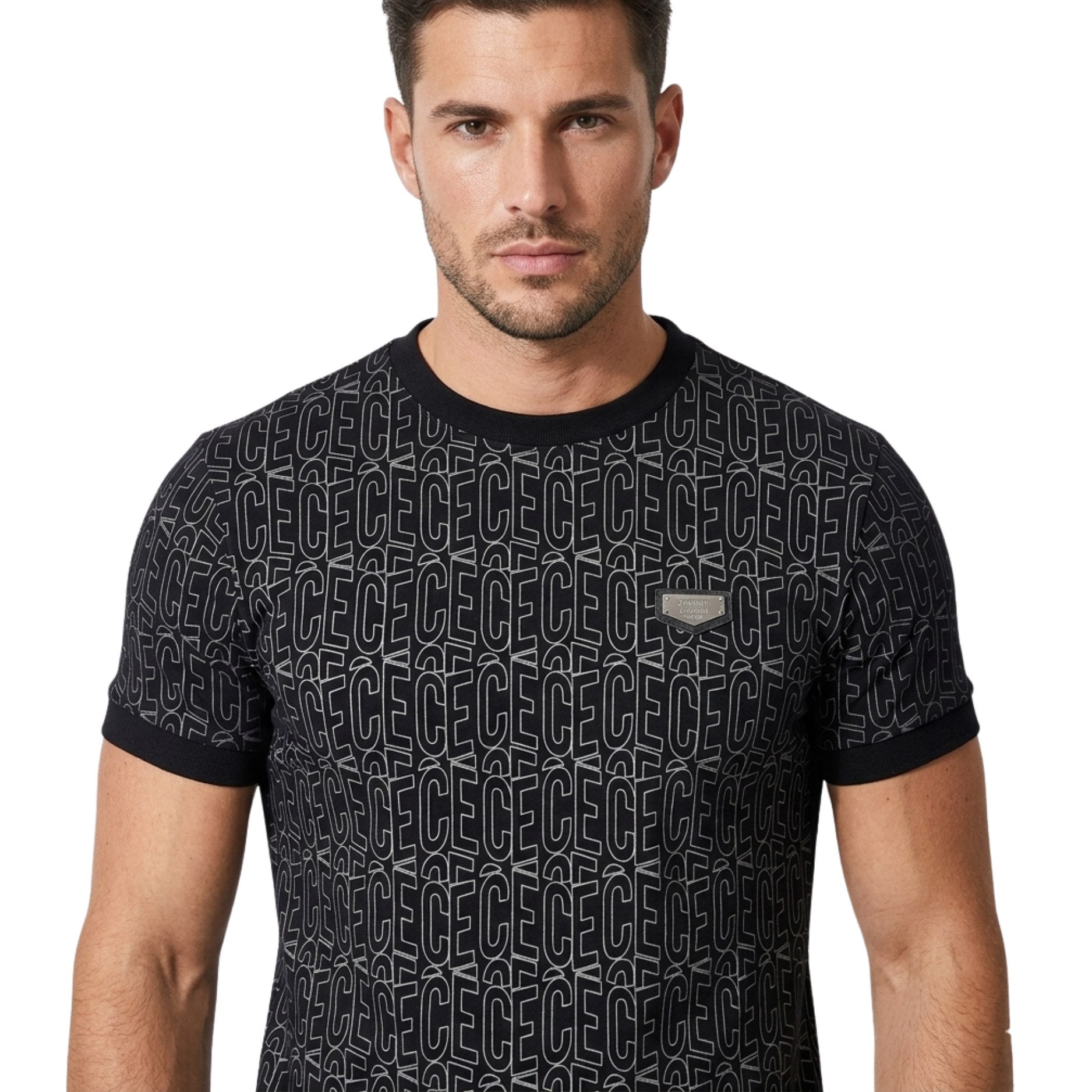 Enrico Coveri Mens 87 T-Shirt In Black