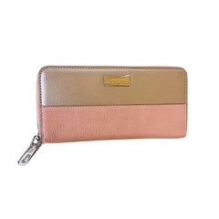 Pierre Cardin Ana 2 Toner Zip Around Purse In Mink