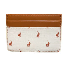 Polo Iconic Small Card Holder In White
