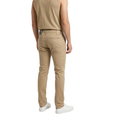 Soviet Mens Slim Leg Chino In Khaki