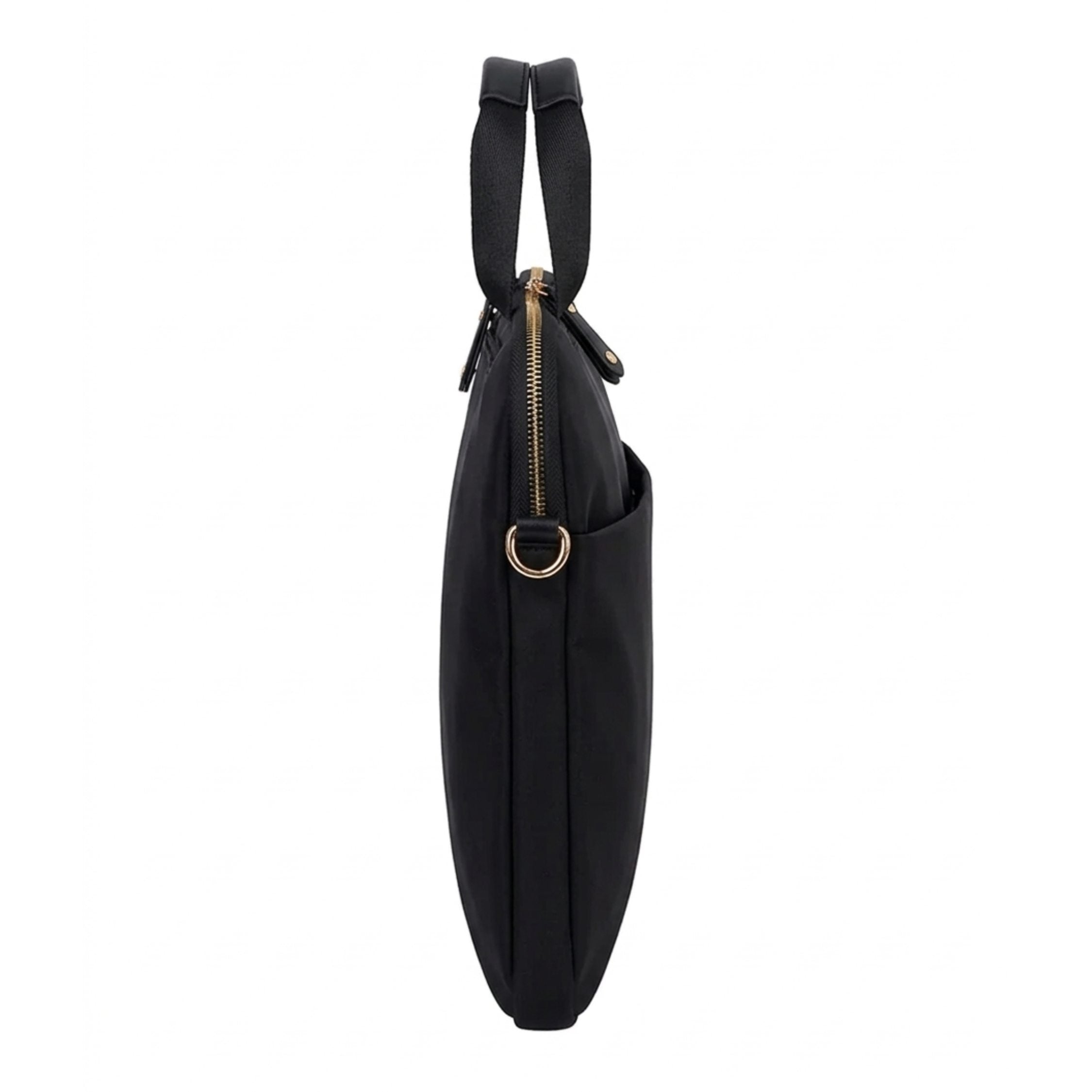 Elle Embossed Slimline Laptop Bag In Black