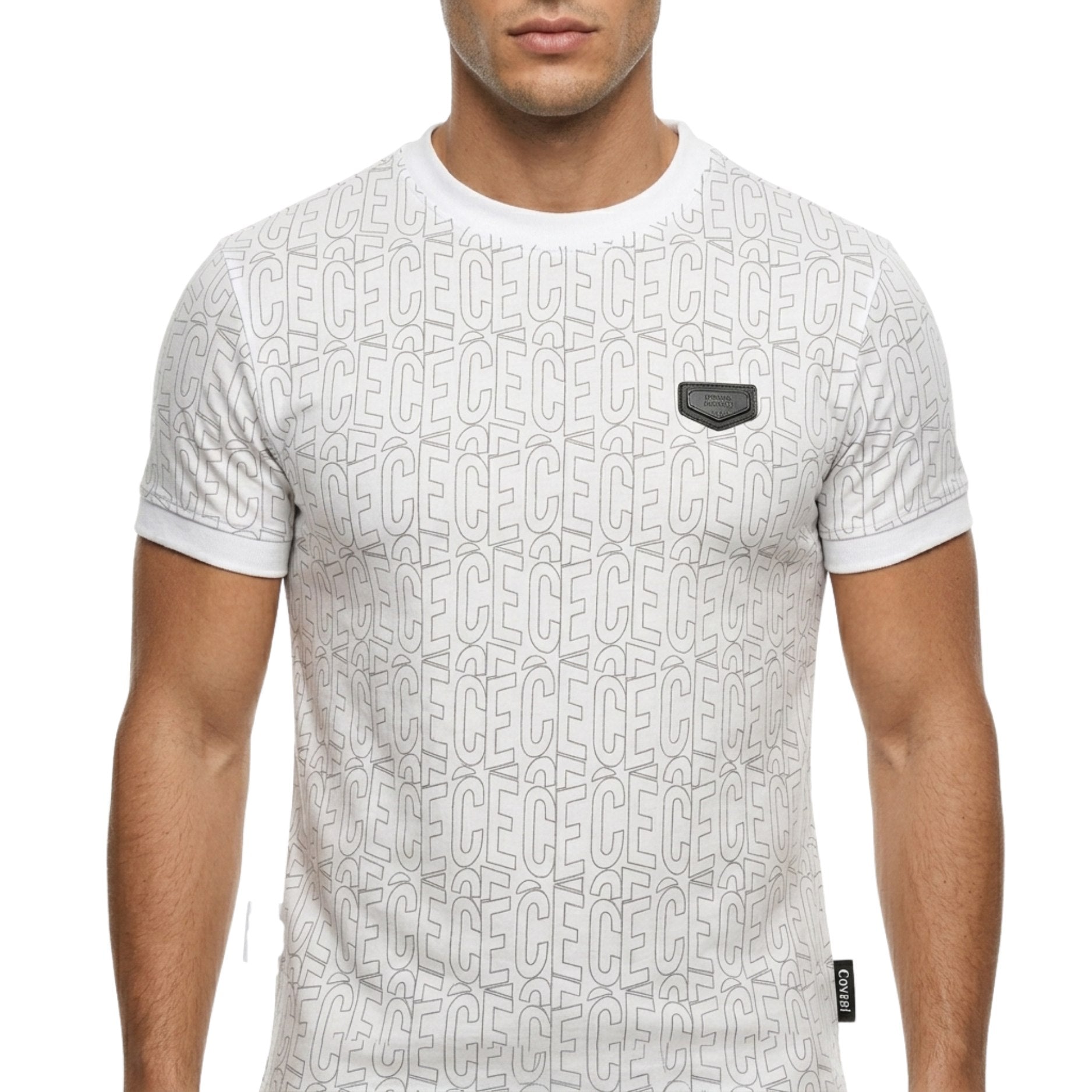 Enrico Coveri Mens 87 T-Shirt In Off White