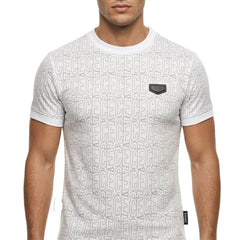 Enrico Coveri Mens 87 T-Shirt In Off White