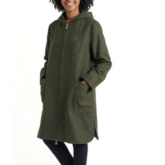 Polo Womens Lizi Long Sleeve Coat In Olive