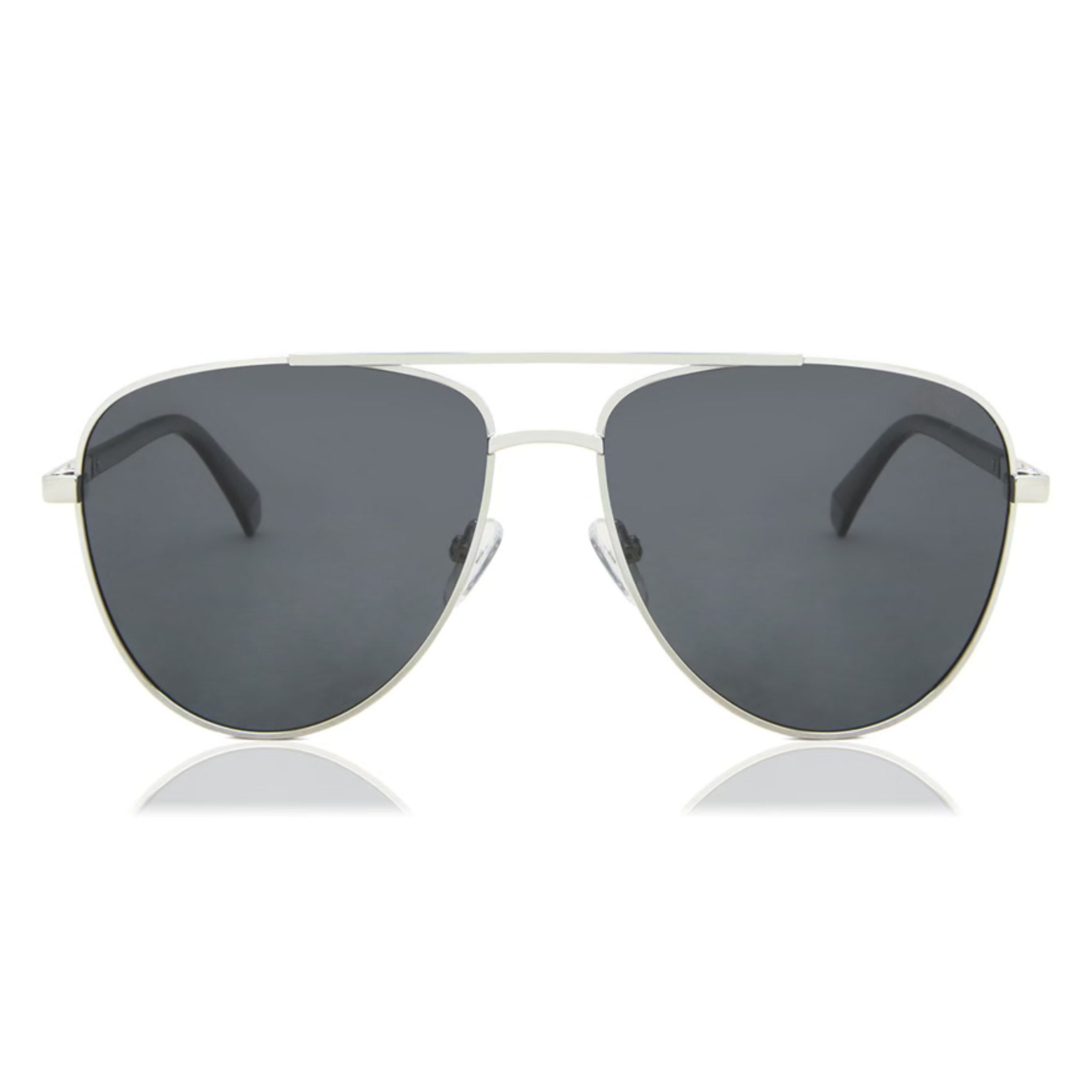 Polaroid Palladium Sunglasses For Men In Silver