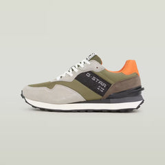G-Star Raw Mens Abner Black Shoes Grey/Olive