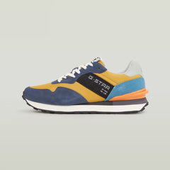 G-Star Raw Mens Abner Black Shoes Ochre/Blue
