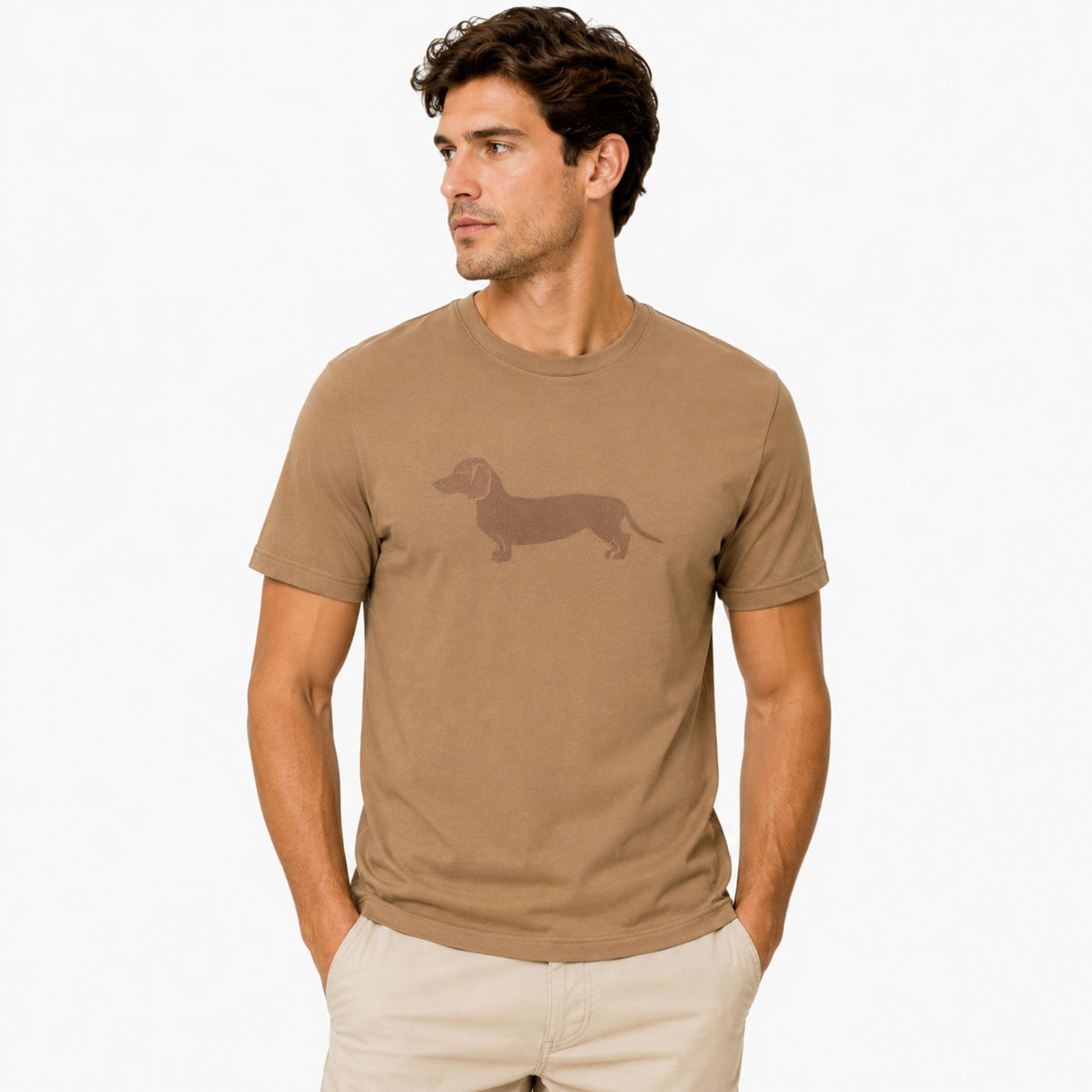 Harmont & Blaine Mens T-Shirt In Brown