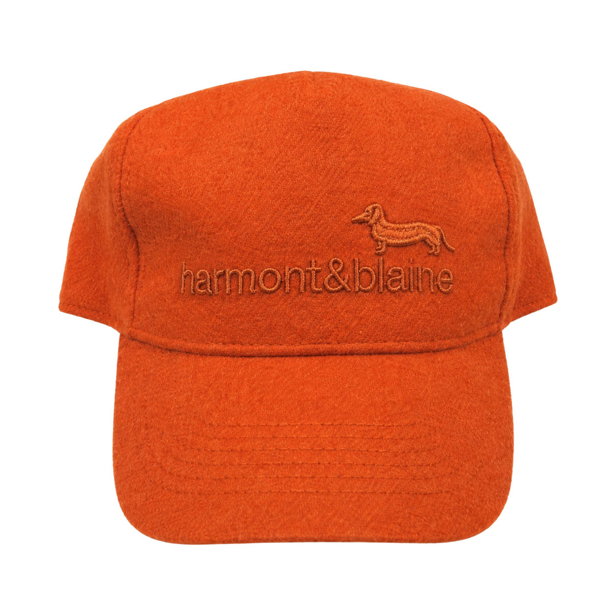Harmont & Blaine Baseball Cap With Maxi Logo In Orange