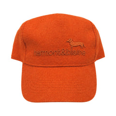 Harmont & Blaine Baseball Cap With Maxi Logo In Orange