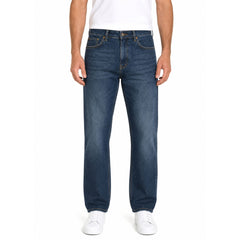 Harmont & Blaine Mens Pants 5 Pocket Basic Relaxed Jeans In Dark Blue