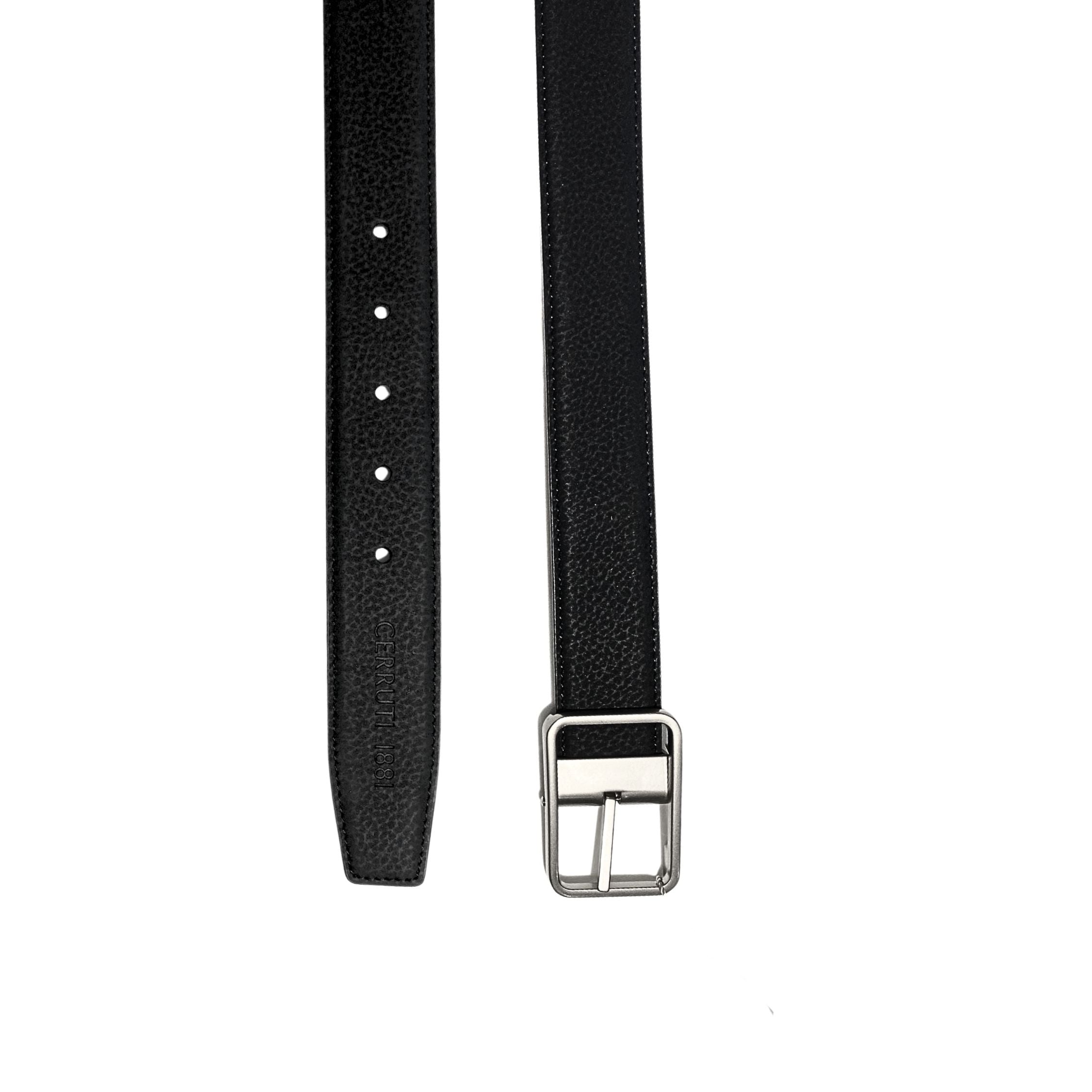 Cerruti Man Belt In Black/Brown