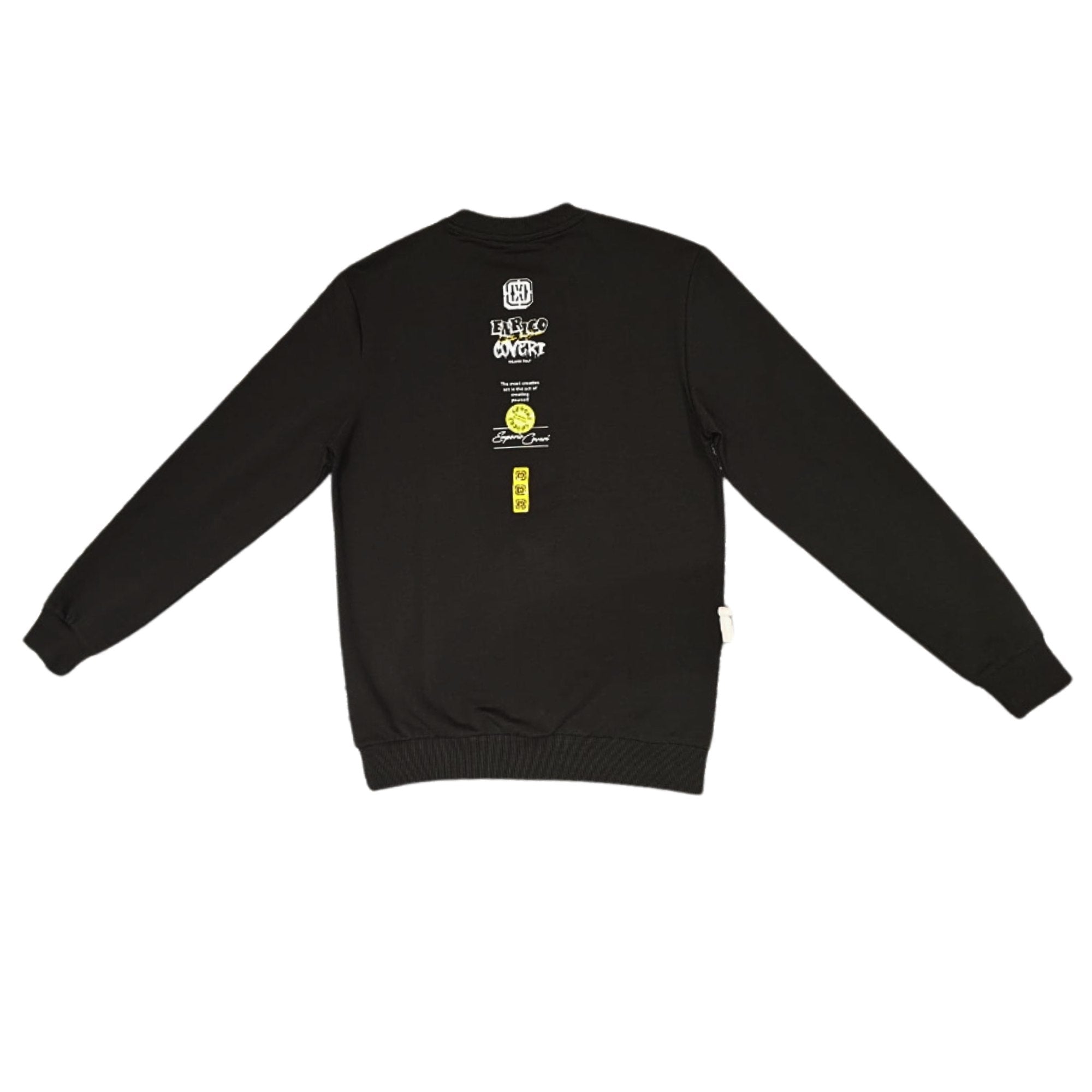 Enrico Coveri Mens 12 Sweatshirt In Black