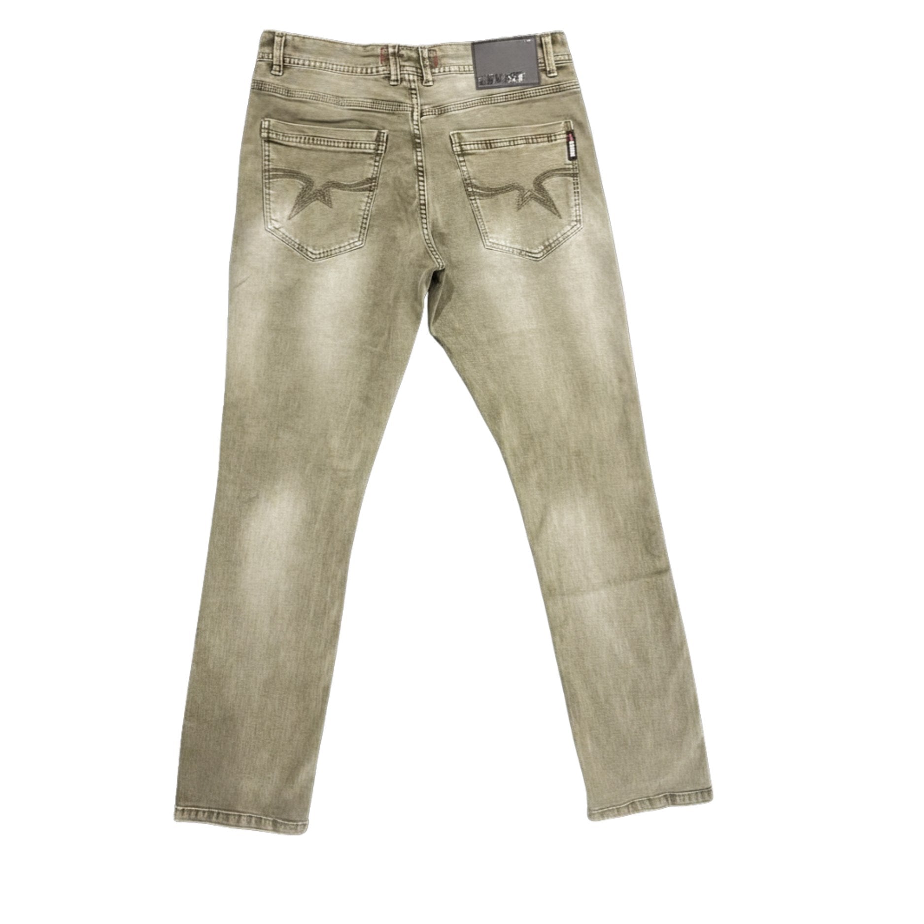Soviet Mens Slim Leg Jeans In Bronze
