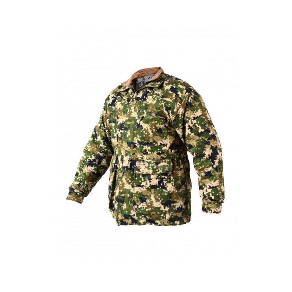 Sniper Pixelate Mens Padded Parka Jacket Camouflage