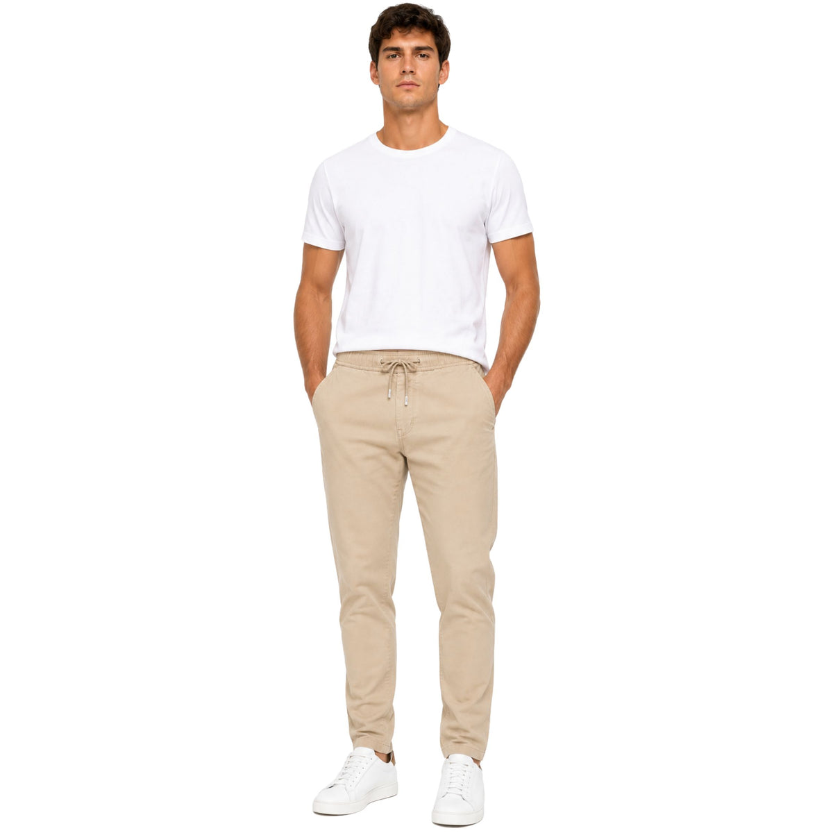 Harmont & Blaine Mens Jogger Fit Pants  In Khaki