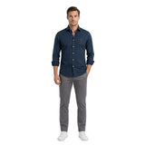 Polo Mens Mico Printed Floral Shirt In Navy