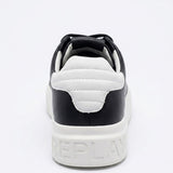 Replay Mens Notting Soft Sneakers In Black And White