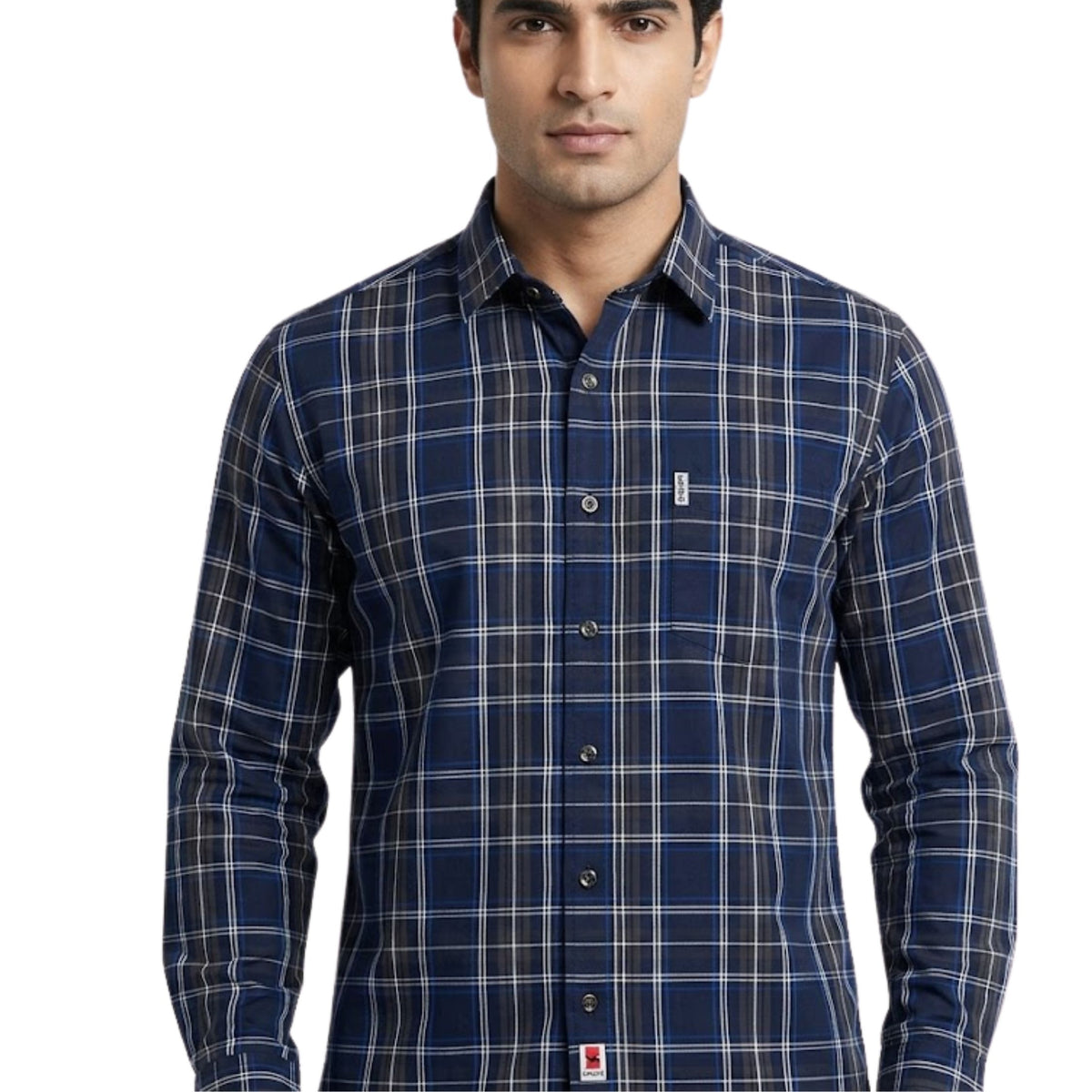 Sniper Mens Shirt In Multi Navy