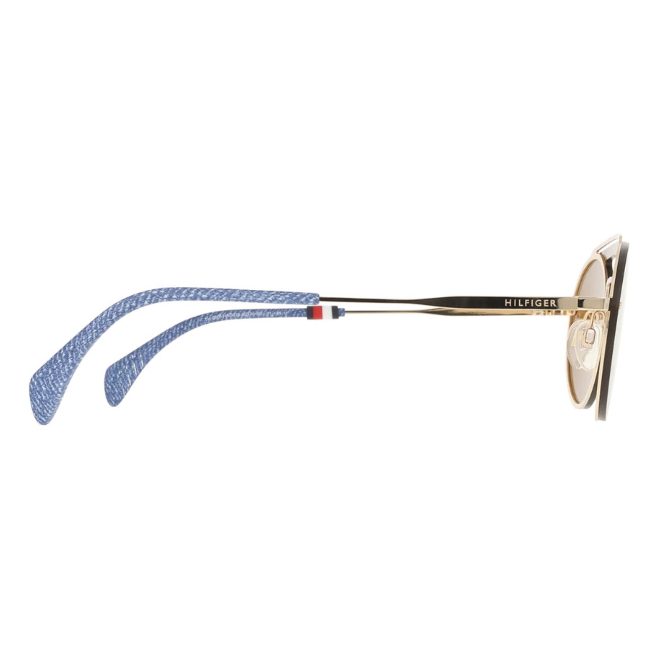 Tommy Hilfiger Gigi Hadid 3 Brown Lens Sunglasses In Light Gold