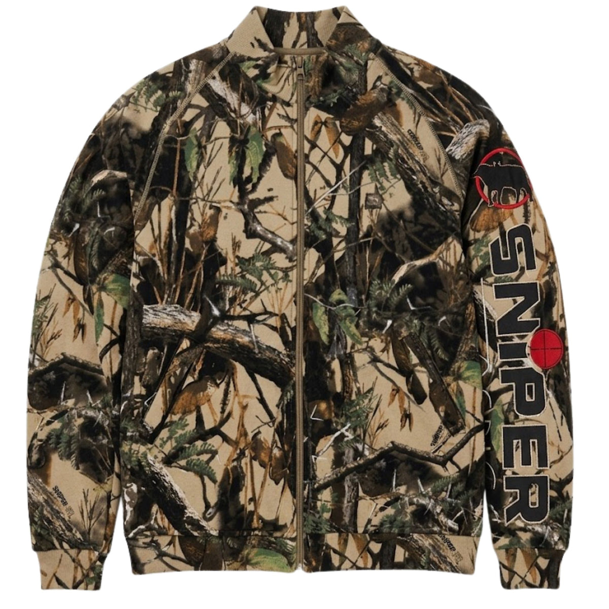 Sniper Mens Reactor Zipper Camouflage Jacket